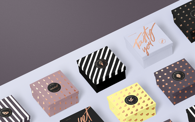 為了博得美人一笑，甜品包裝也是拼了……