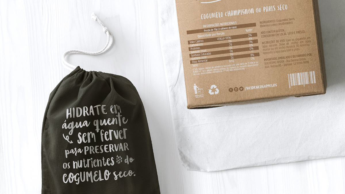 干蘑菇包裝設計