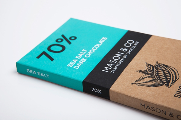 你最愛的甜食，手工黑巧克力的品牌包裝設(shè)計