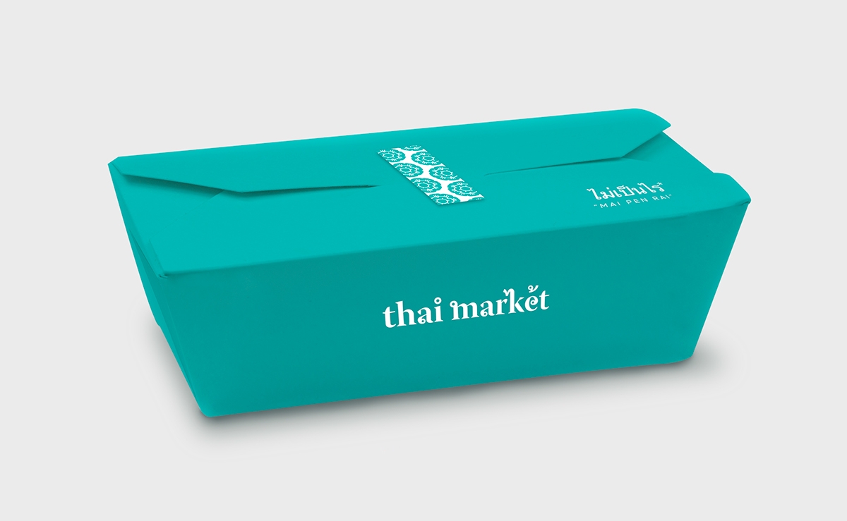 泰國快餐店的品牌設(shè)計(jì)，標(biāo)志設(shè)計(jì)和包裝設(shè)計(jì)