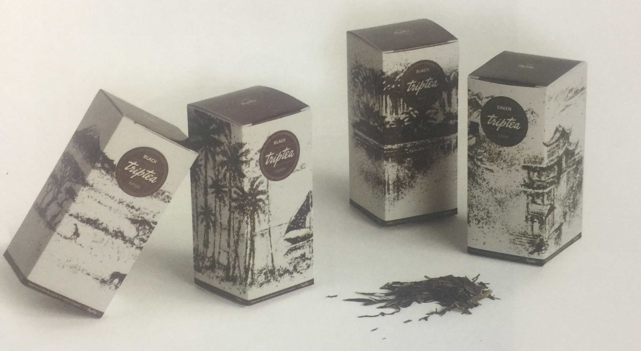 展現各國家異域風情的茶葉包裝設計