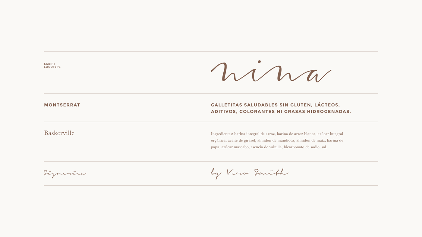 金色（香草）、巧克力色（可可和巧克力）和檸檬姜系列餅干食品包裝設計