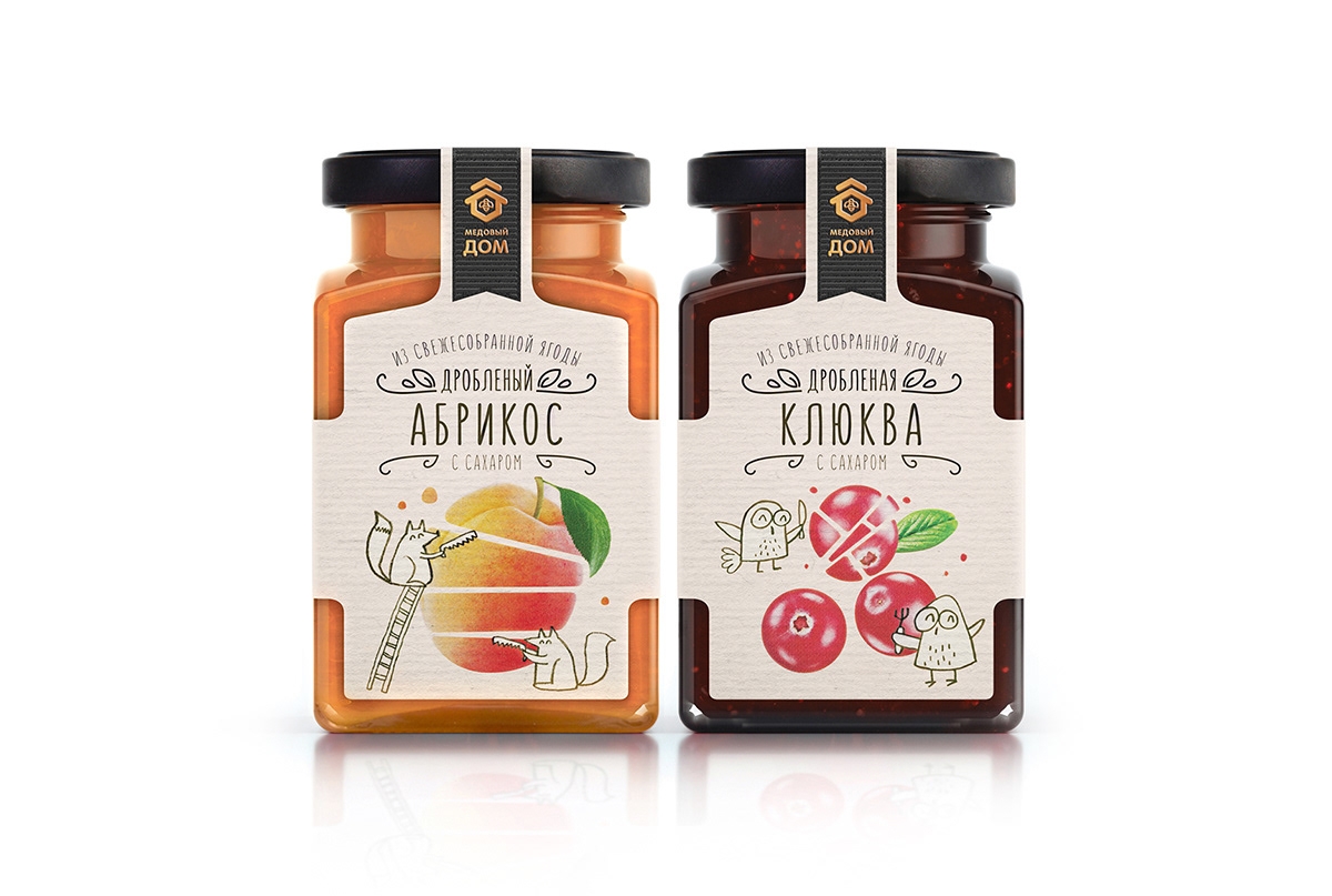 活潑的果醬，漿果包裝設(shè)計