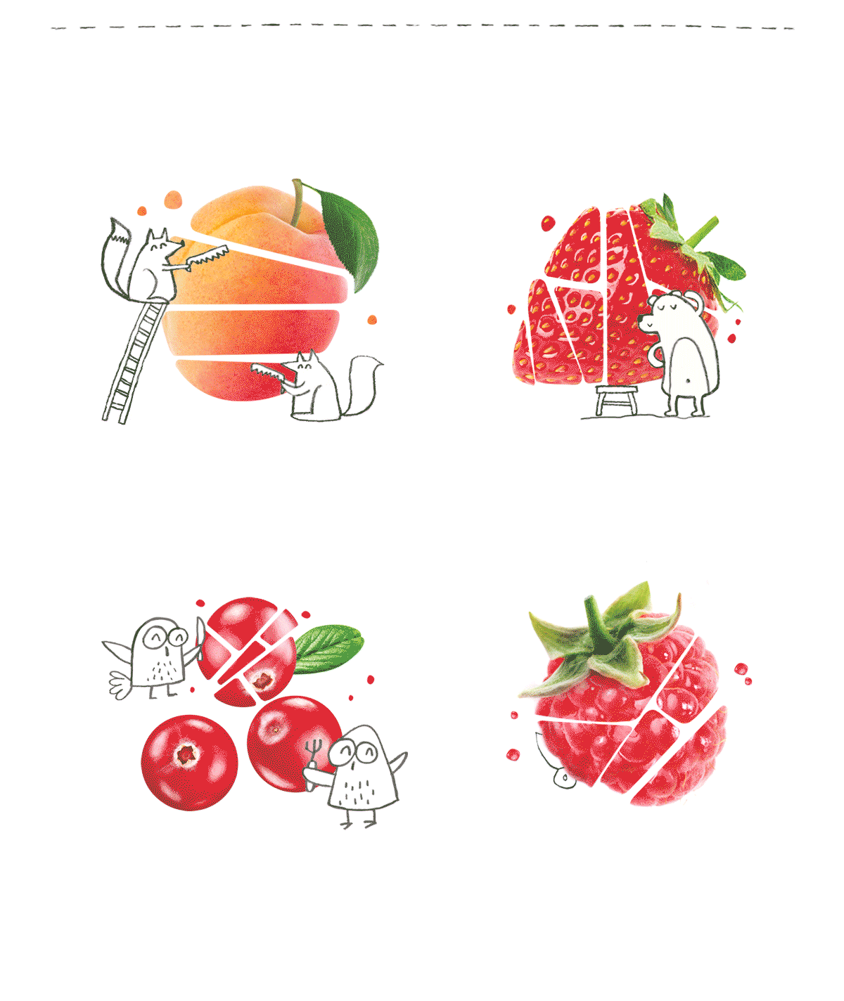 活潑的果醬，漿果包裝設(shè)計