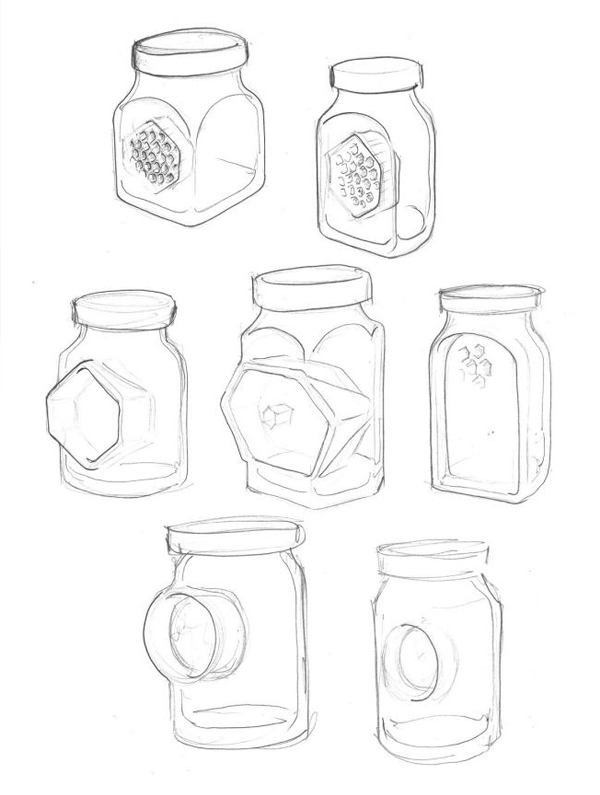 見過喝蜂蜜的，見過舉著蜂巢喝蜂蜜的嗎？｜奇特蜂蜜包裝設計