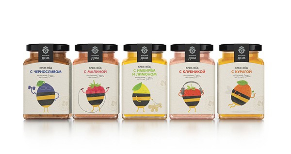 可愛到飛起的小水果？俏皮蜂蜜漿果包裝設計