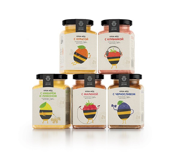 可愛到飛起的小水果？俏皮蜂蜜漿果包裝設計