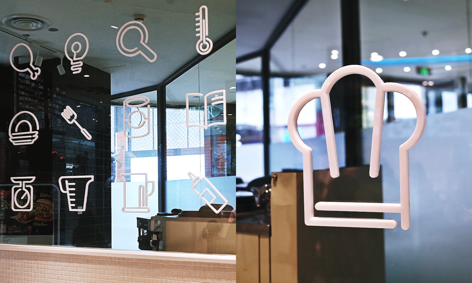 經常去肯德基，卻沒有發現墻上的小巧思|壁畫插畫設計